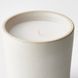 ІКЕА ADLAD, 505.022.02 - ароматична свічка, керамічний контейнер, Скандинавські ліси, 50 годин
