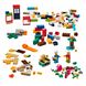 ІКЕА BYGGLEK, 204.368.88 - Набір цеглинок LEGO® 201 шт., різні кольори, Включає: 200 цеглин LEGO різних кольорів, форми та розміри та 1 практичний інструмент.