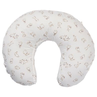 ІКЕА LEN ЛЕН, 004.141.37 - Подушка для подушок для годування, орнамент кролик, 60х50х18см