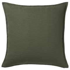 ІКЕА GURLI ГУРЛІ, 604.895.87 Чохол для подушки, насичений зелений, 50х50 см