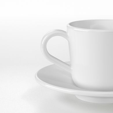 ІКЕА IKEA 365+, 102.834.09 - Чашка і блюдце для кави, 6 кл
