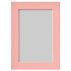 ІКЕА FISKBO ФІСКБУ, 704.647.08 Рамка, світло-рожевий, 10х15 см