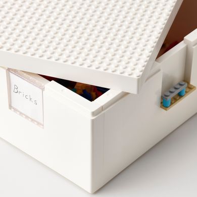 ІКЕА BYGGLEK, 503.721.87 - LEGO® коробка з кришкою, 26x18x12см