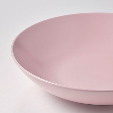 ІКЕА FÄRGKLAR ФЕРГКЛАР, 804.781.68 - Глибока тарілка, матовий світло-рожевий, 23см