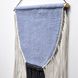 ІКЕА HANGALM, 005.380.53 Підвісні текстильні панелі чорний, світлий бузково-блакитний, 85х60 см