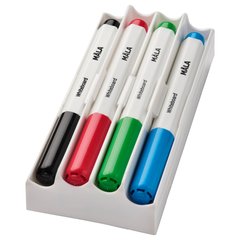 ІКЕА MÅLA МОЛА, 504.565.92 - тримач для ручок для дошки, Губка, різні кольори