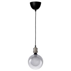 ІКЕА JÄLLBY / MOLNART, 294.782.18 - Світильник підвісний, подвійна кулька нікельована